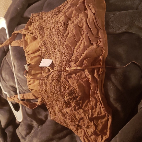Brown American eagle crop top size large - Picture 1 of 3